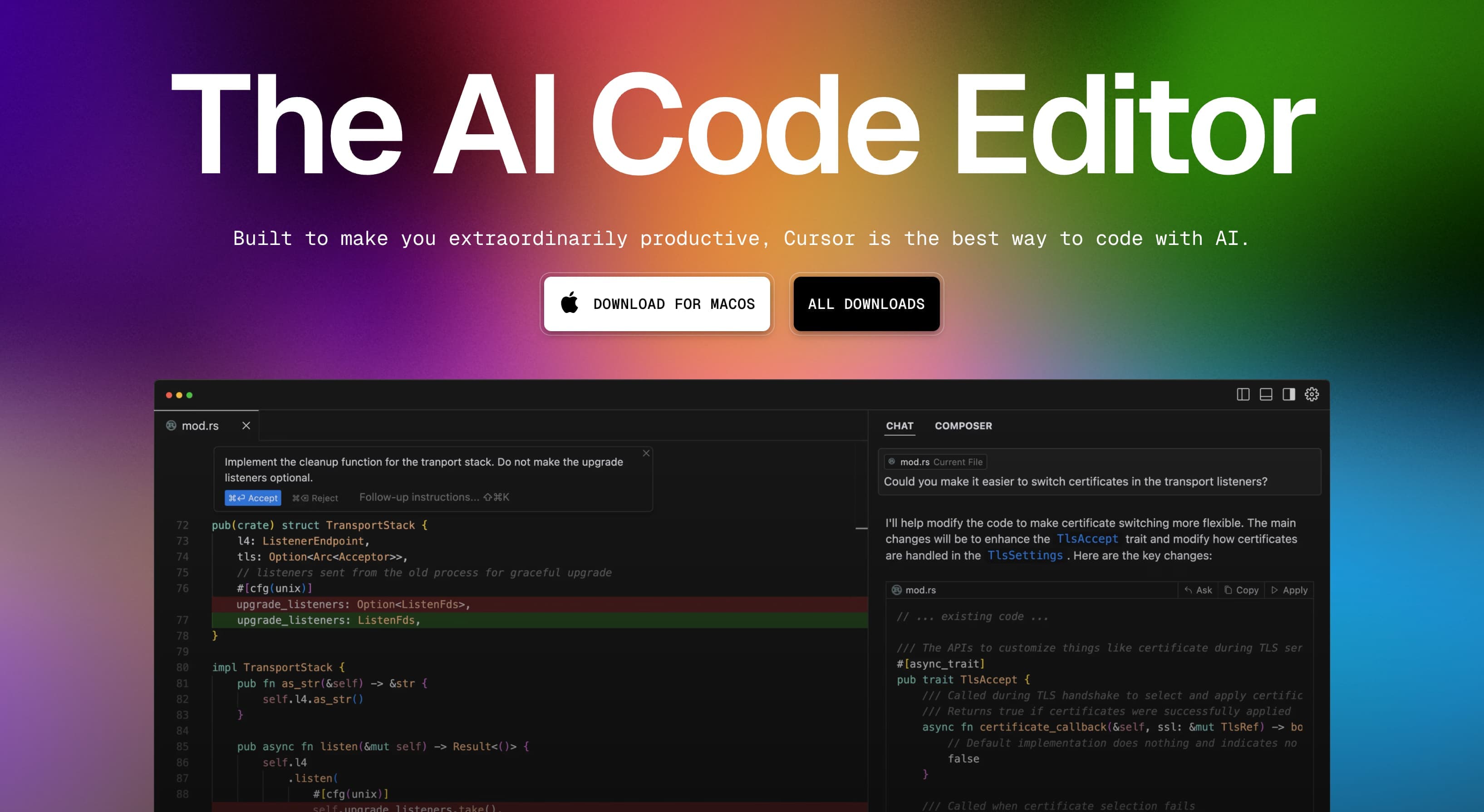 Cursor Editor