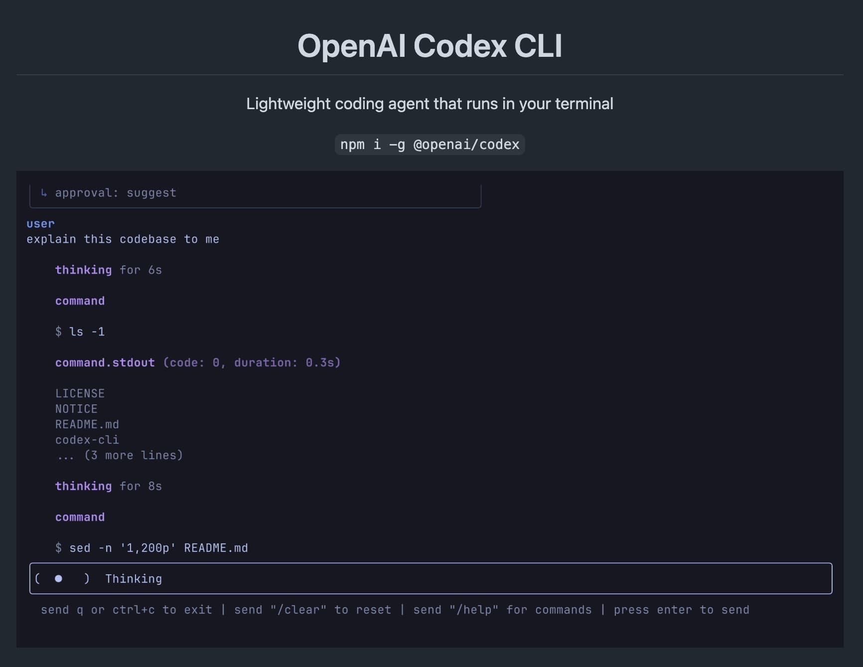 OpenAI Codex CLI