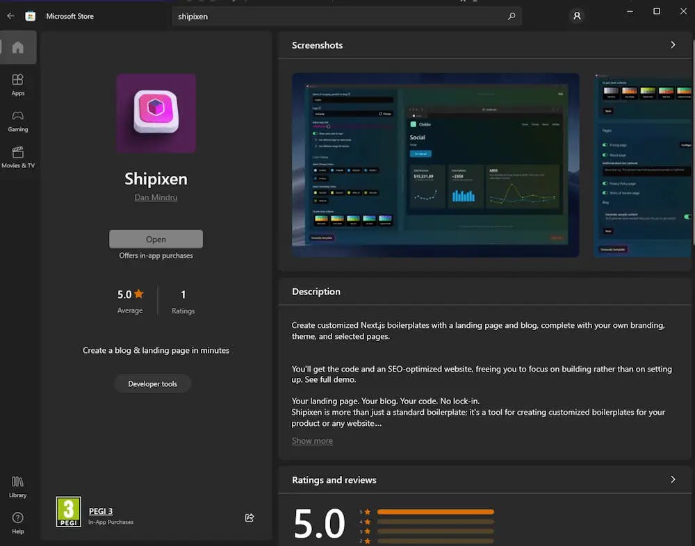 Shipixen is now available on Windows!